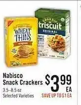 Haggen Food Nabisco snack crackers offer
