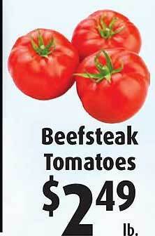Gristedes Beefsteak tomatoes offer