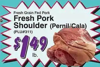 Fresh pork shoulder penril cala