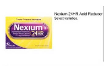 Walgreens Nexium 24hr acid reducer offer