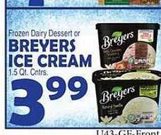Bravo Supermarkets Breyers ice cream offer