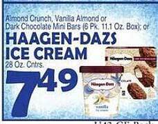 Bravo Supermarkets Haagen-dazs ice cream offer