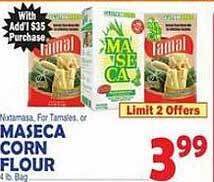 Bravo Supermarkets Maseca corn flour offer