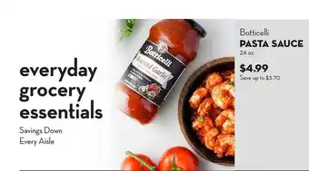 Bristol Farms Botticelli pasta sauce offer