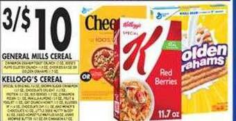 Met Foodmarkets General mills cereal, kellogg's cereal offer