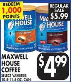 Met Foodmarkets Maxwell house coffee offer