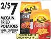 Met Foodmarkets Mccain fried potatoes offer