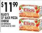 Met Foodmarkets Ellio's 27 slice pizza cheese offer