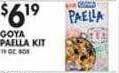 Met Foodmarkets Goya paella kit offer