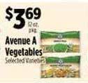 Pioneer Supermarkets Avenue a vegetables offer