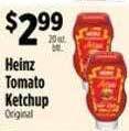 Pioneer Supermarkets Heinz tomato ketchup offer