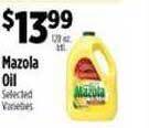 Pioneer Supermarkets Mazola oil offer