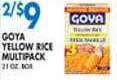 Associated Goya yellow rice multipack offer