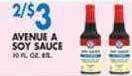 Associated Avenue a soy sauce offer