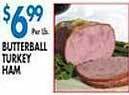 Compare Foods Butterball turkey ham offer