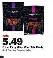 Meijer Frederik's by meijer chocolate candy offer