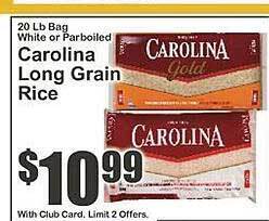 Key Food Carolina long grain rice offer