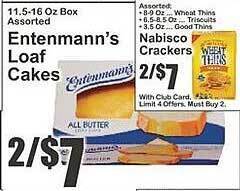 Key Food Entenmann's loaf cakes offer