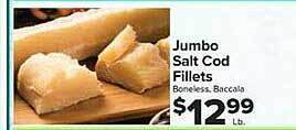 Food Town Store Jumbo salt cod fillets offer