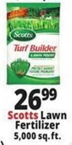 Ocean State Job Lot Scotts lawn fertilizer offer