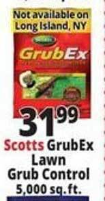 Ocean State Job Lot Scotts grubex lawn grub control offer