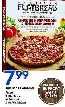 Big Y American flatbread pizza offer