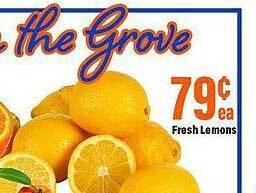 Big Y Fresh lemons offer