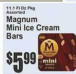 Key Food Magnum mini ice cream bars offer