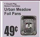 Key Food Urban meadow foil pans offer
