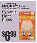 Key Food Sylvania light bulbs offer