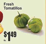 Key Food Fresh tomatillos offer