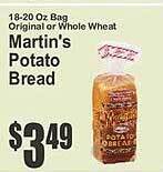 Key Food Martin's potato bread offer