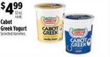 Pioneer Supermarkets Cabot greek yogurt offer