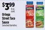 Pioneer Supermarkets Ortega street taco sauce offer