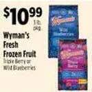 Pioneer Supermarkets Wyman's fresh frozen fruit offer