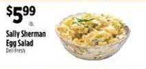 Pioneer Supermarkets Sally sherman egg salad offer