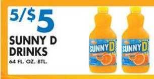 Associated Sunny d drinks offer