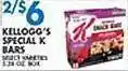 Compare Foods Kellogg's special k bars offer