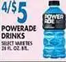 Powerade drinks