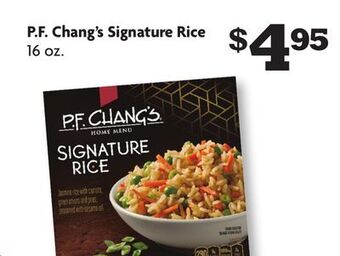 Family Dollar P.f. chang's signature rice offer
