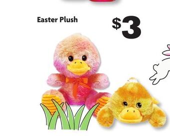 Family Dollar Easter plush offer