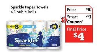 Family Dollar Sparkle paper towels offer