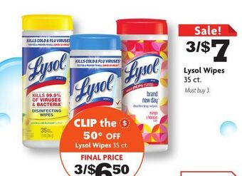 Family Dollar Lysol wipes offer