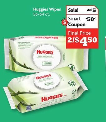 Family Dollar Huggies wipes offer