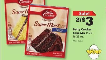Family Dollar Betty crocker cake mix offer