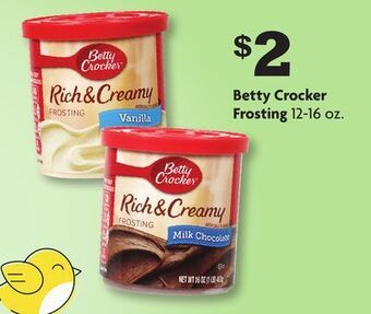 Family Dollar Betty crocker frosting offer