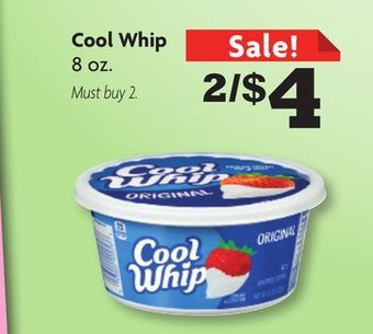 Family Dollar Cool whip offer