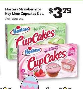 Family Dollar Hostess strawberry or key lime cupcakes offer