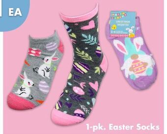 Dollar Tree Easter socks offer