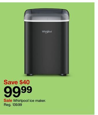 Target Whirlpool ice maker offer